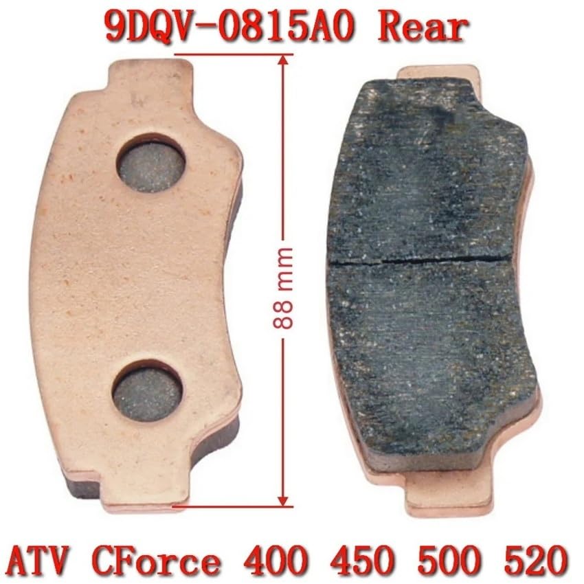 Pastiglia freno posteriore sinterizzata 9DQV-0815A0 for ATV CForce 450L 520L 550