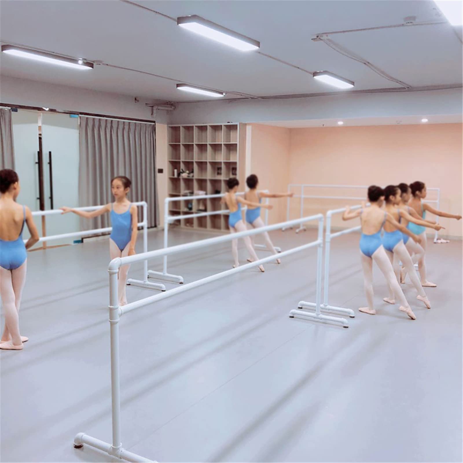 Sbarra da Balletto Regolabile Indipendente da Esterno, Sbarra da Balletto Portatile per la casa, Bambini, Adulti, per Stretching, Equilibrio, Danza o Esercizio Fisico (Dimensioni: 100 cm, Colore: A)