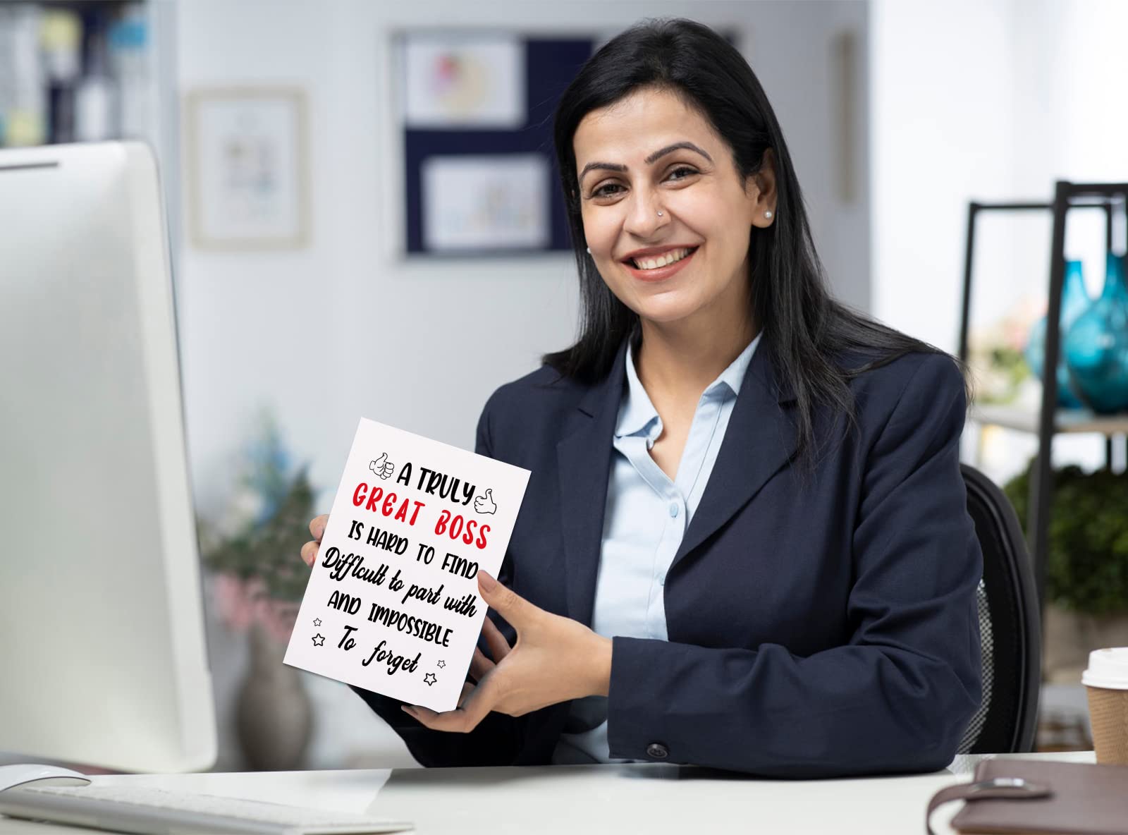 Dankeskarte Für Chef / Boss – Lustige Wertschätzungskarte Für Männer & Frauen, National Boss Day