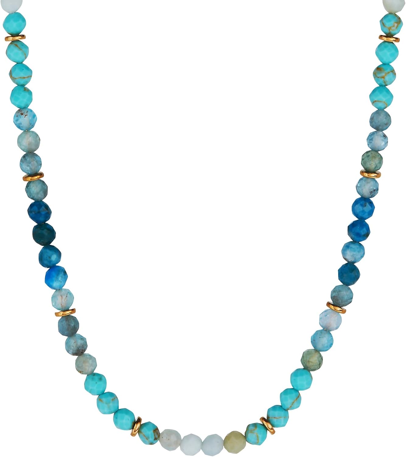 Alex and Ani Turquoise Ombre Semi-Precious Beaded Anklet