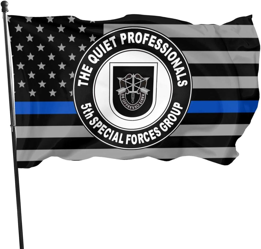 HUXINGXINGfaqi US Army 5th Special Forces Flag 3' X 5' Ft