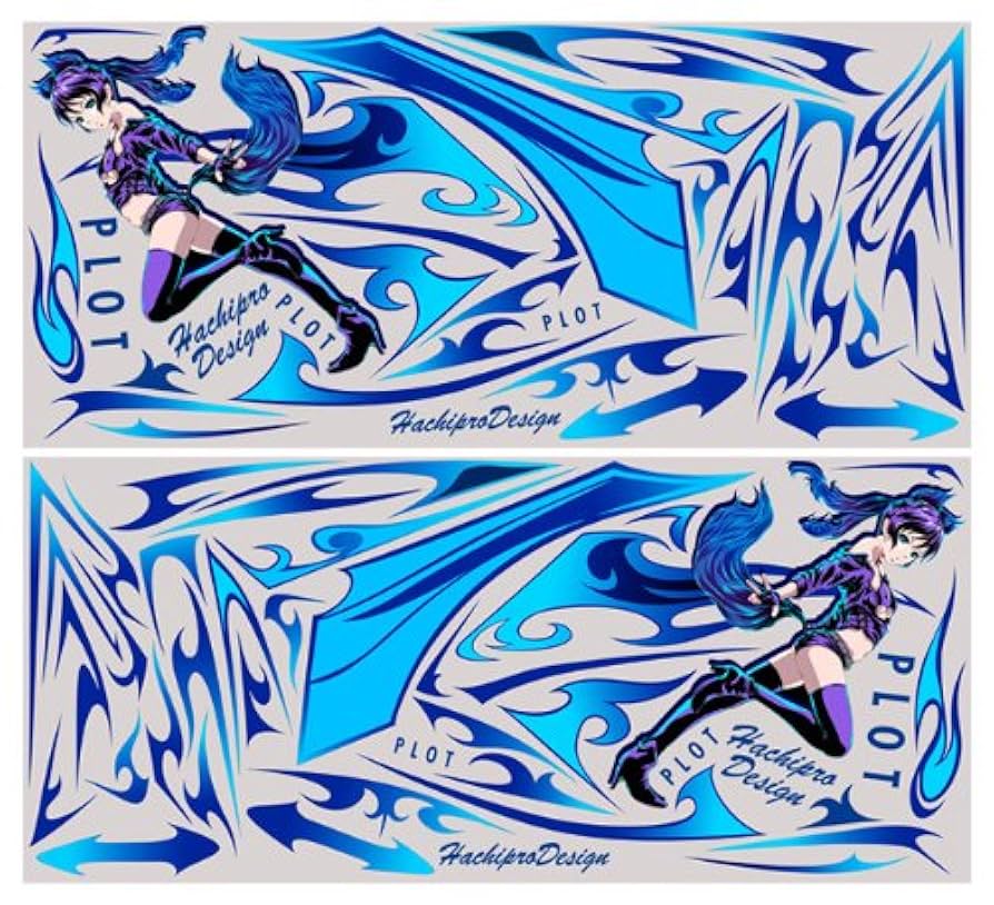 【超希少・非売品ステッカー付】HIKAGE JSF コラボT 限定25枚 XL Amazon | プロト(PLOT) デカールキット プロトたん 599mm×270mm