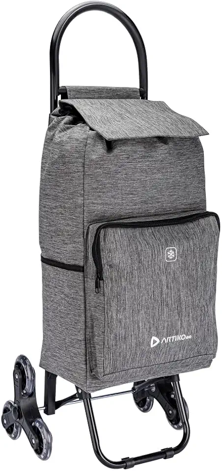 Carrinho Compras Feira e Carga Térmico Artiko Go Sobe Escada 40kg