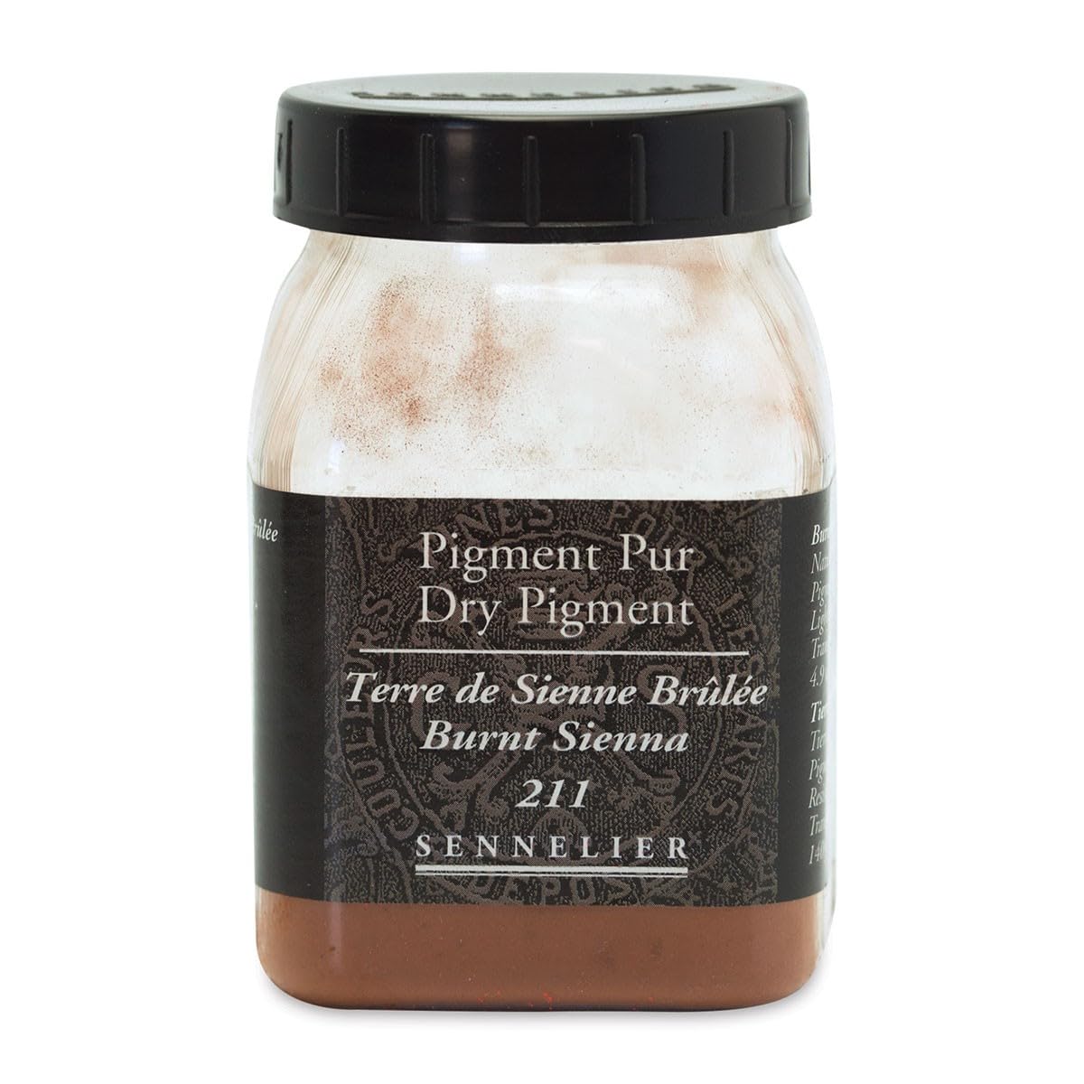 Sennelier Artist Dry Pigment 175 ml Jar Burnt Sienna
