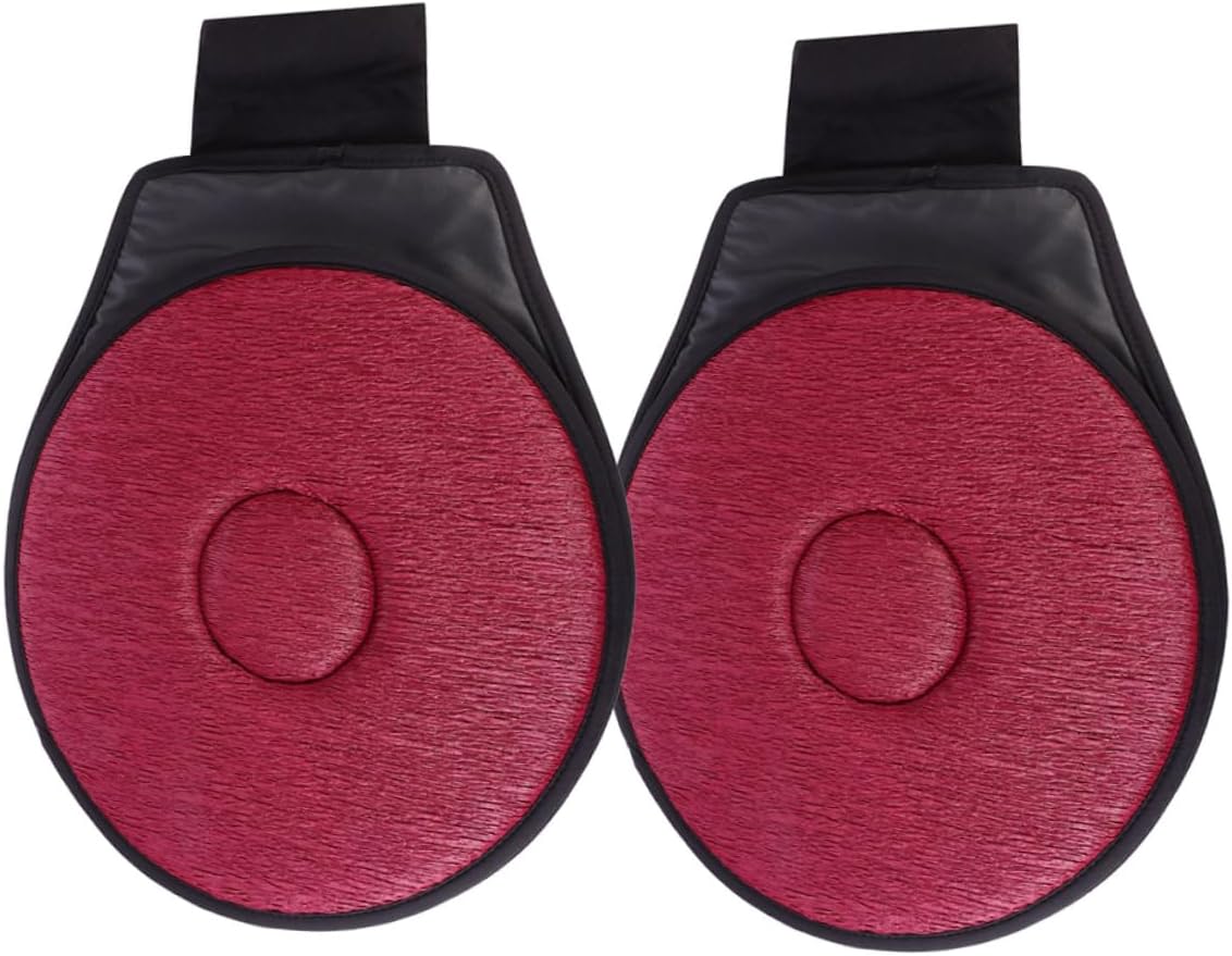 2pcs Rotating Car Seat Cushion Multi-Functional Swivel Seat Pad for Comfort and Support Non- Design for Drives and Office Use