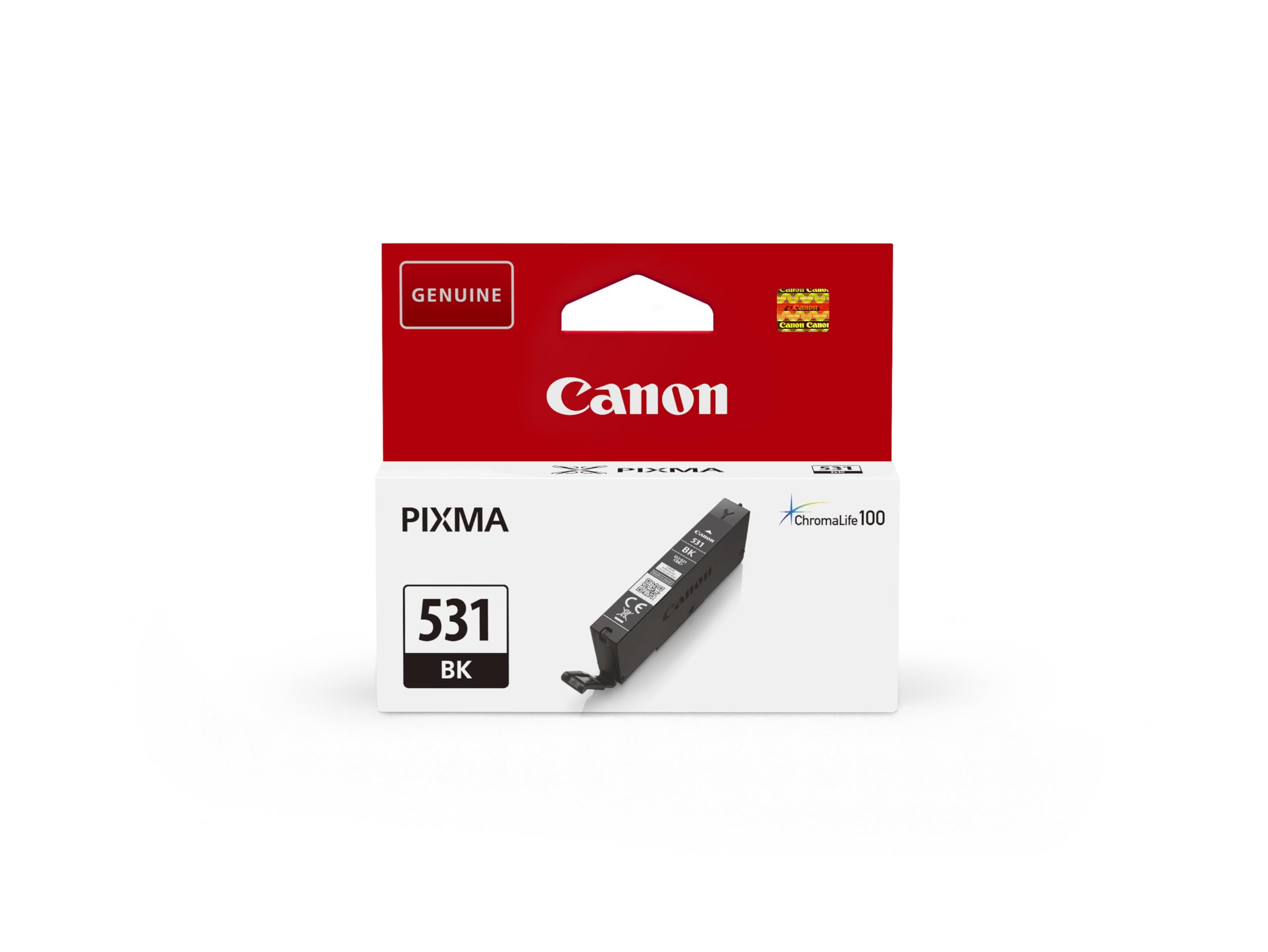 Canon Cli-531 Ink Cartridge - 6118C001 Black 4549292218275