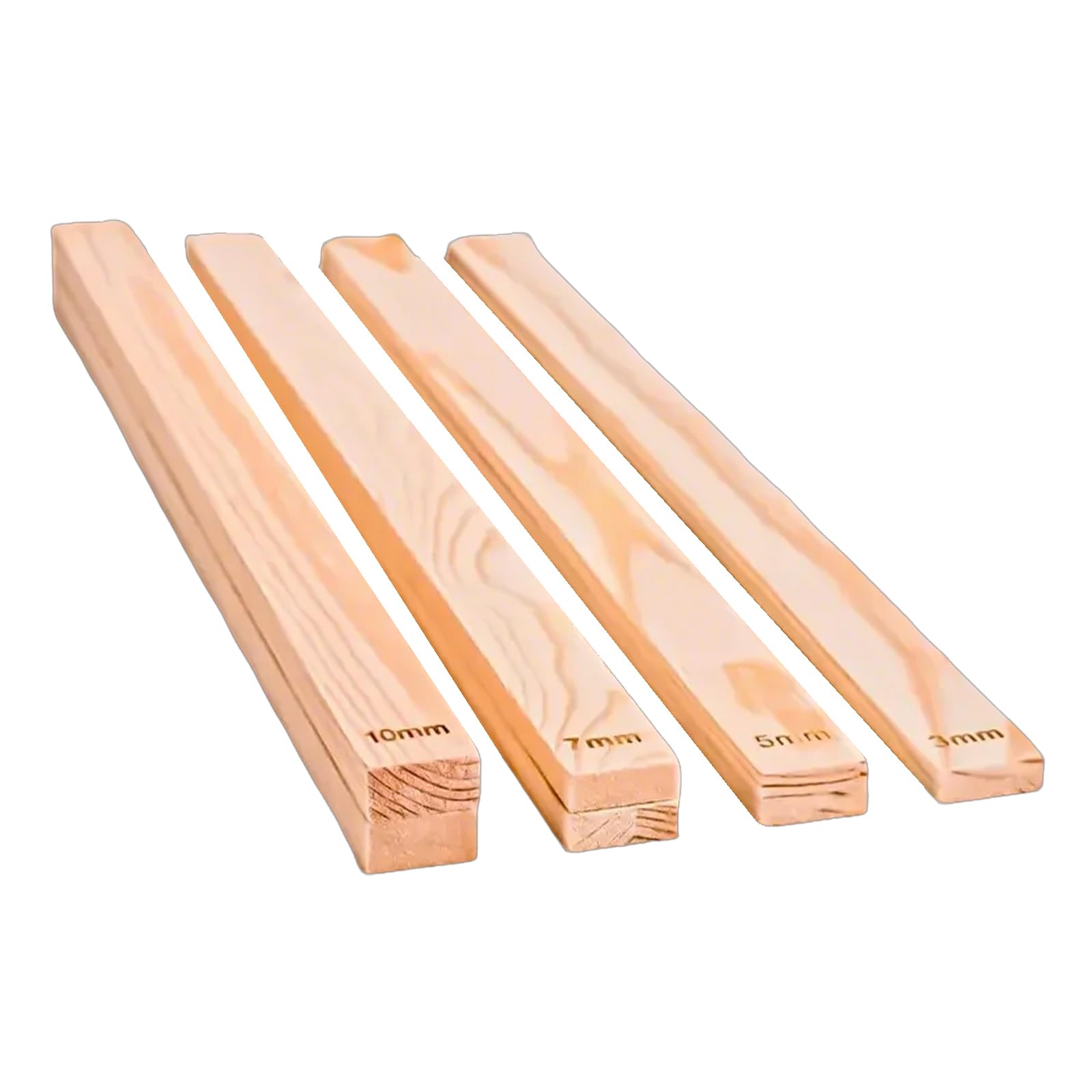 8Pcs 3/5 / 7 / 10MM Depth Guide Pottery Roller Depth Guides Rectangle Polymer Pottery Tool Press Board Ceramic Board