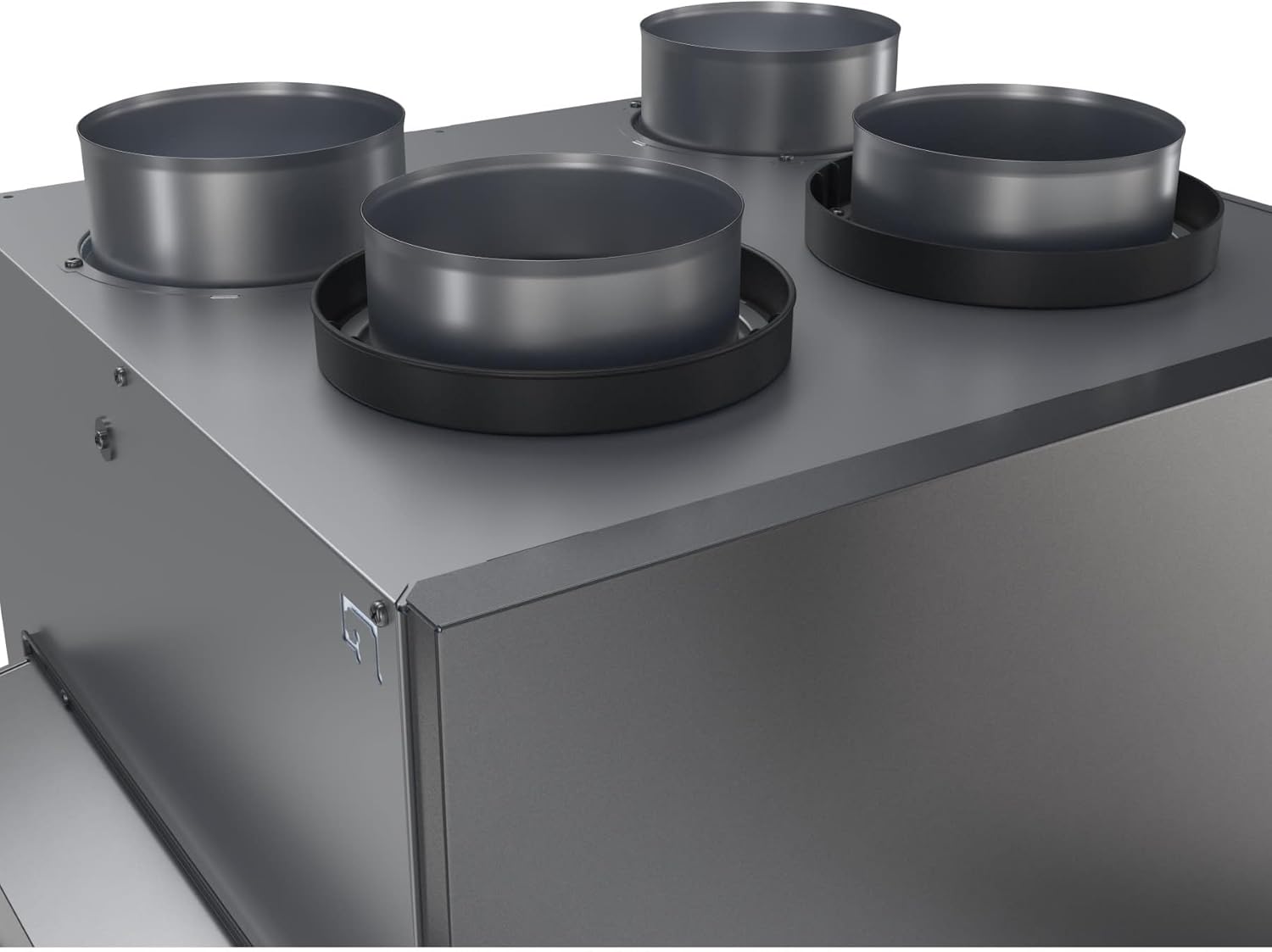 Broan B210E75RT AI 206 CFM Wall or Ceiling Mounted Energy Recovery Ventilator with Top Ports and Superior HRV Core Performance - N/A