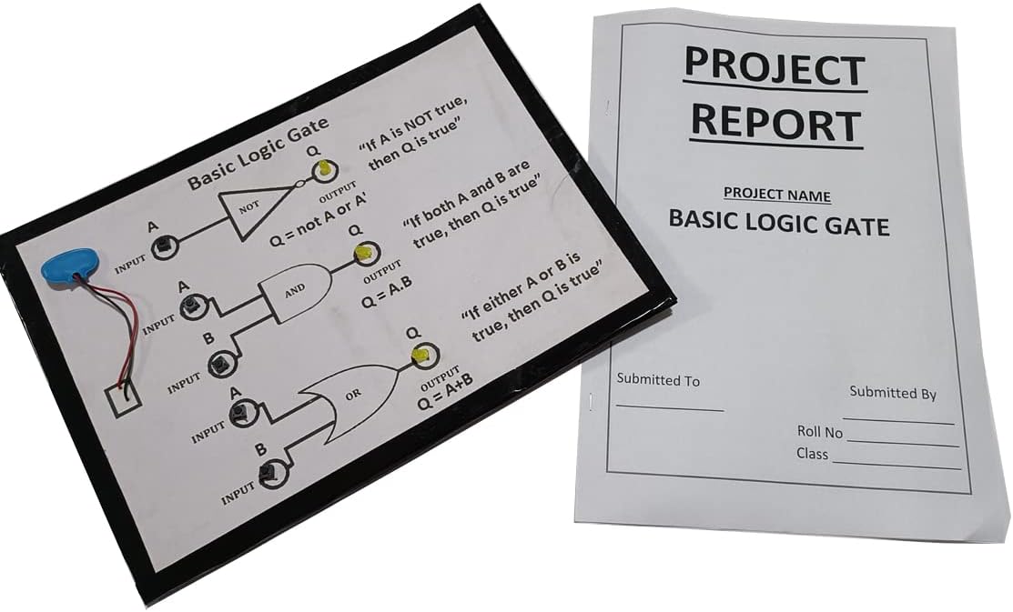 Basic Science Logic Gate Ready to Use Project (Base-Cardboard)