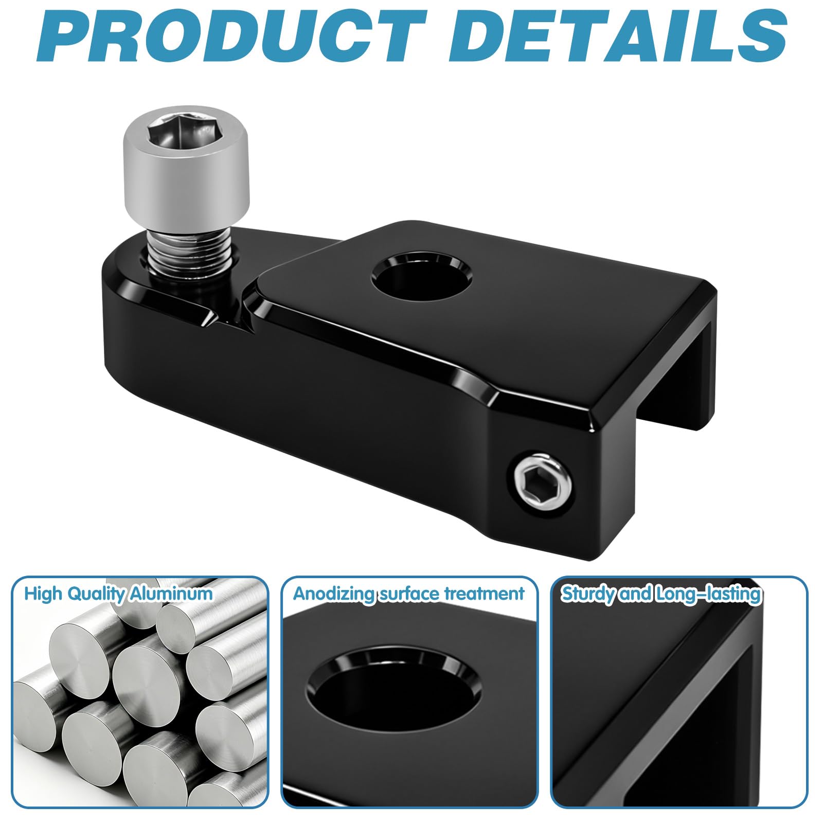 Motorrad EZ Shift Neutralganghilfe, Neutralganghilfe-Kit for Harley EZ Shift, Motorrad-Landesystem for Harley Twin Cam M8, Einfache Hilfsrahmenhalterung (Schwarz)