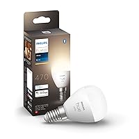 Philips Hue White Sferetta Smart LED, Attacco E14