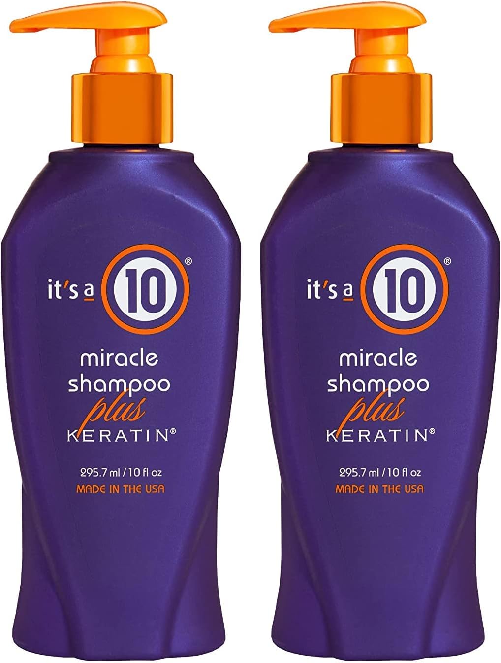 Miracle Shampoo Plus Keratin 10 Oz - 2 pack