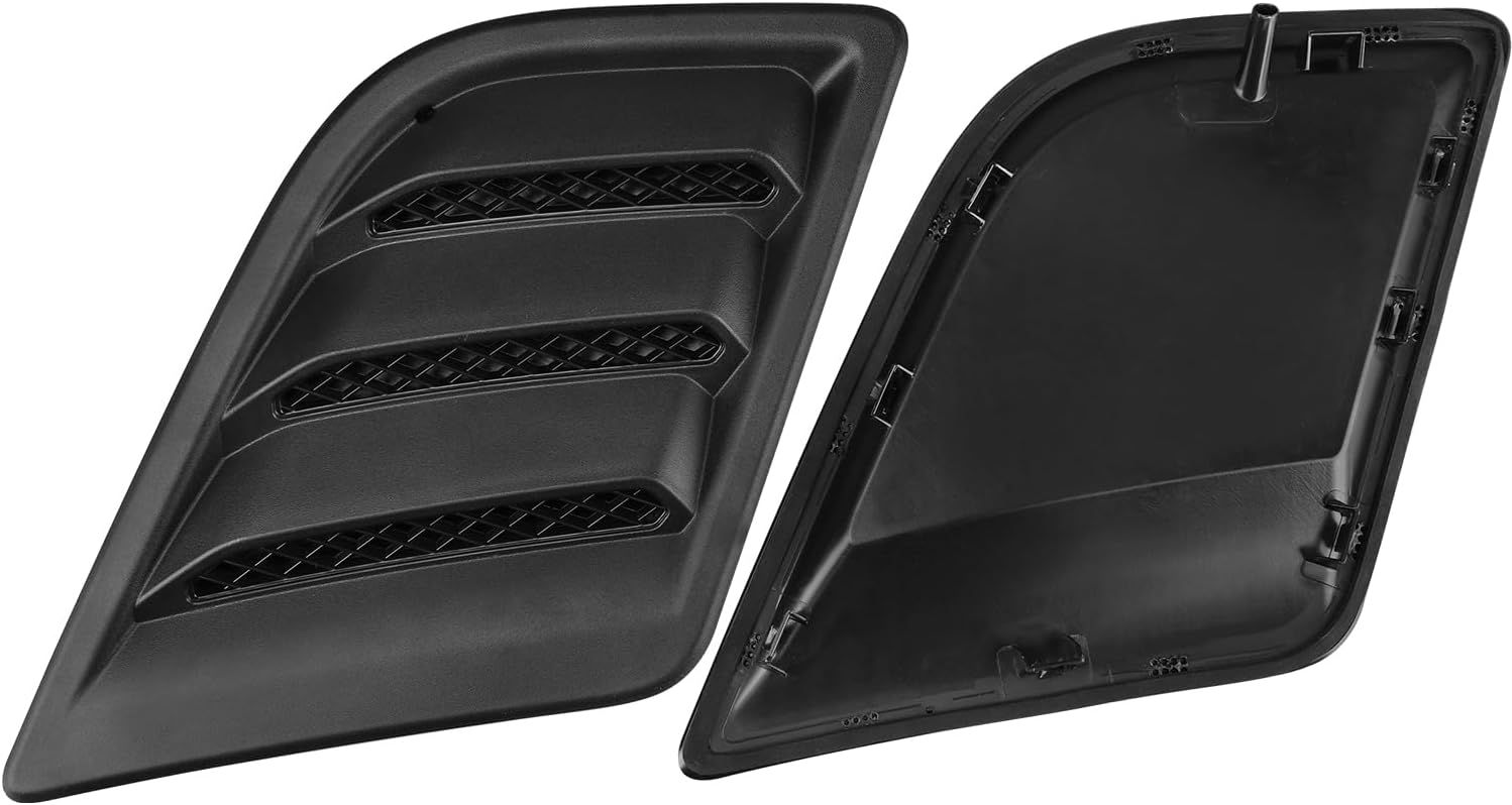 COOL STAR 68292861AE 68292860AE Front Left and Right Hood Vent Bezel Compatible with Ram 1500 DT 2019-2024 Replace 68292861AA 68292861AB 68292861AC 68292861AD 68292860AC 68292860AD