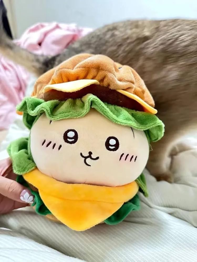 Amazon.co.jp: ちいかわ ハンバーガー ぬいぐるみ ちいかわ ハチワレ