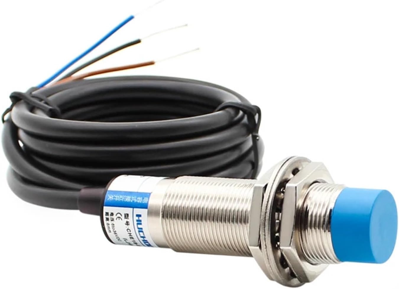 LJC18A3 DC 6-36V Three-Wire NPN PNP NO NC 10mm Sensing Distance Capacitive Proximity Switch Sensor(Color:DC Three Wire PNP NC)