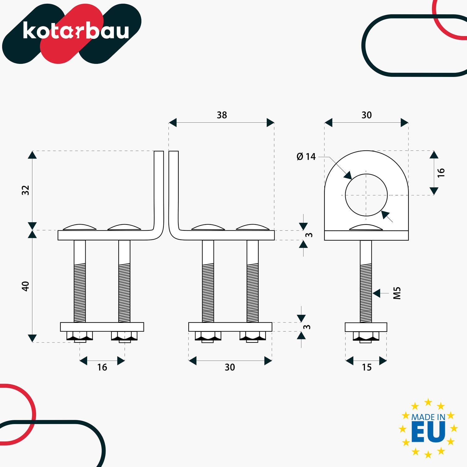 KOTARBAU® Trappola 30 mm di chiusura per cantina di sicurezza con lucchetto, dispositivo di serratura, serratura per porta