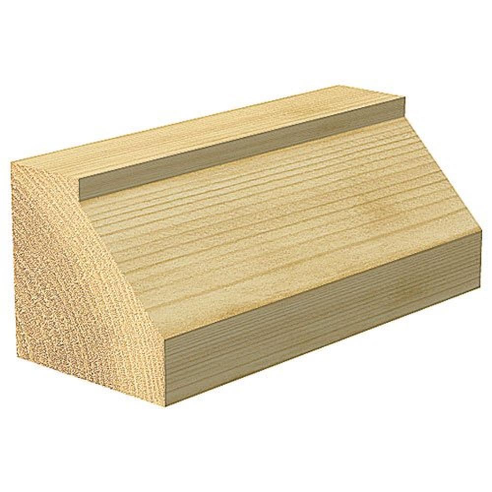 TREND CraftPro Selbstgeführter Fasenfräser, 8 mm Schaft, 45 Grad, 12.7 mm Schnittlänge, Hartmetallbestückt, C049X8MMTC