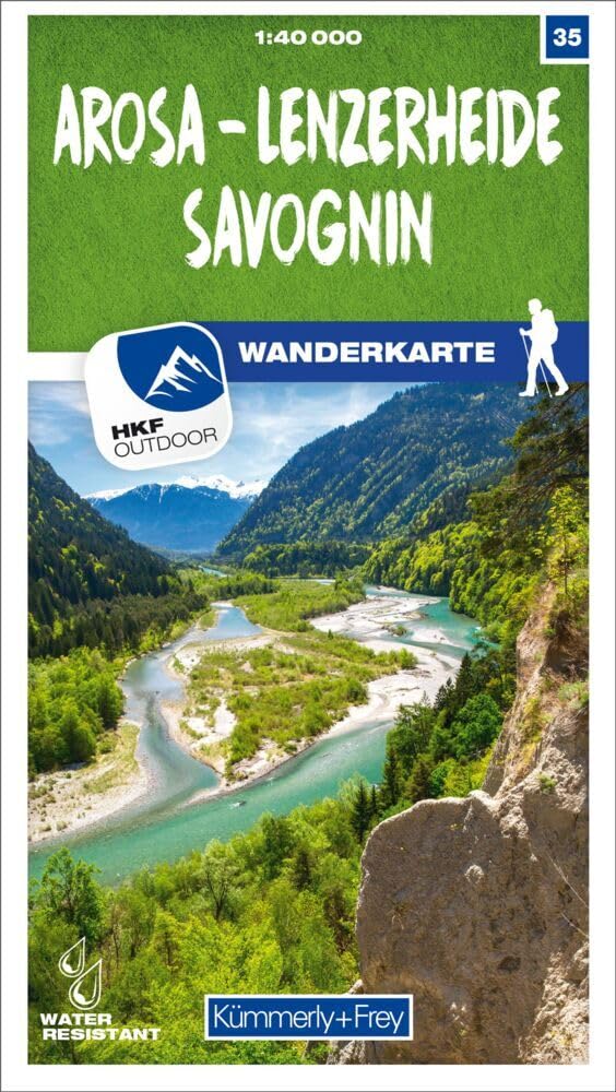 Arosa / Lenzerheide / Savognin: 35 (Hiking maps of Switzerland)