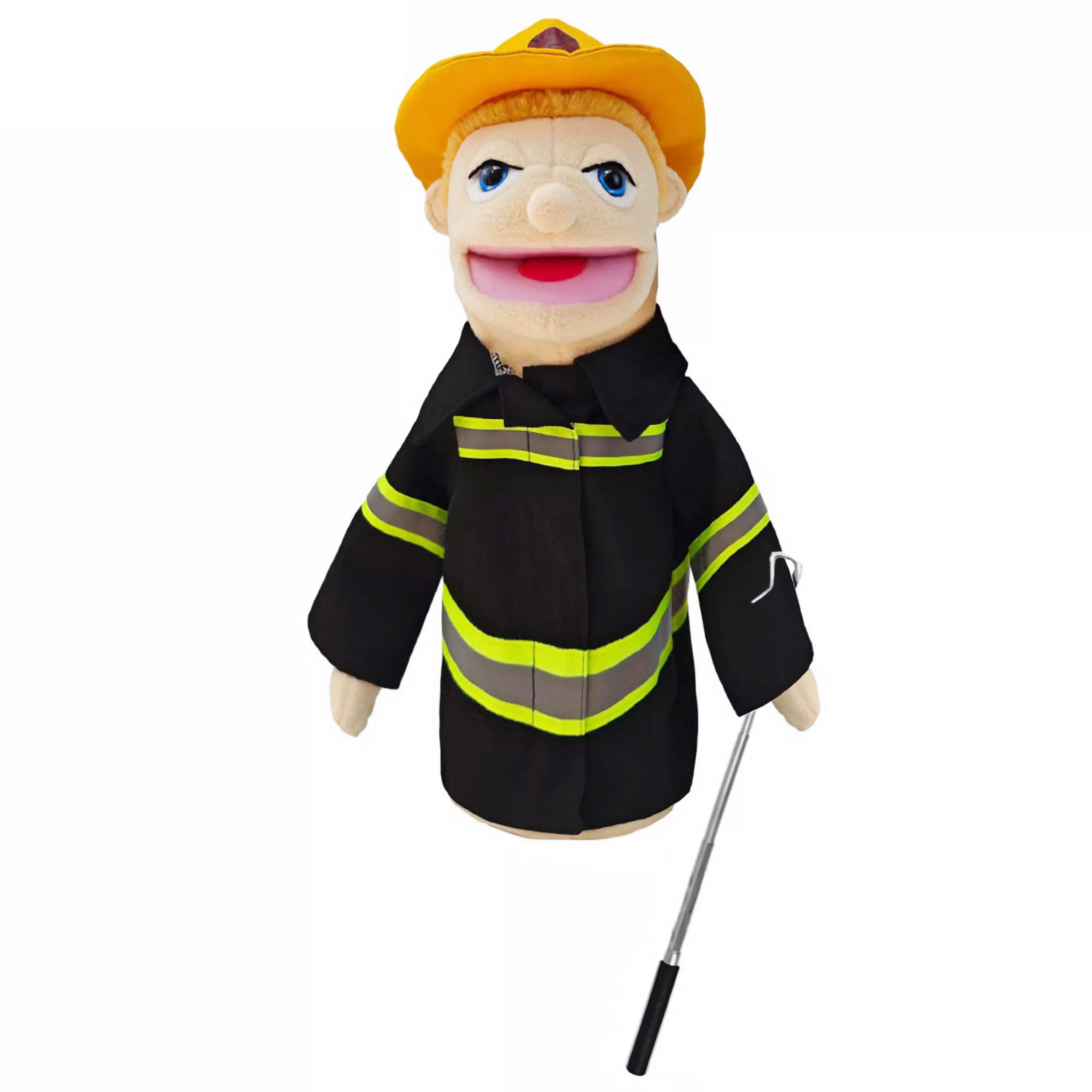 LOMTRATS Theater Hand Puppets for kids,Includes Teacher, policeman, farmer, pirate, detective