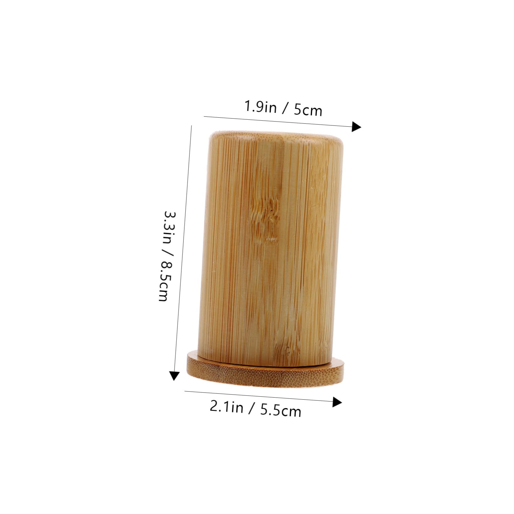 STOBAZA Wooden Toothpick Holder Hand Carved Beech Toothpick Carrier for Dining Table Decoration and Practical Use for Home and Gatherings