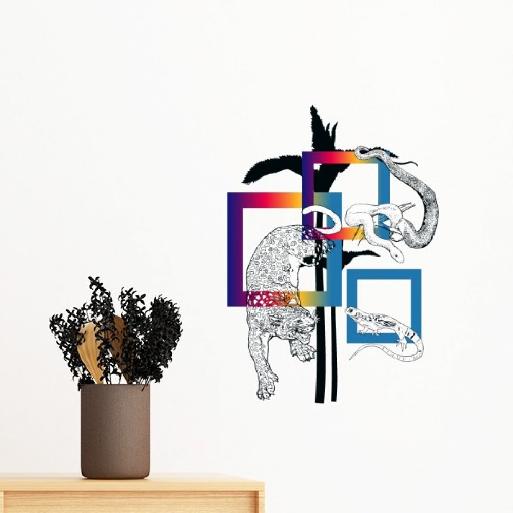 Papier peint léopard amovible pour personnaliser une chambre avec un sticker animal
