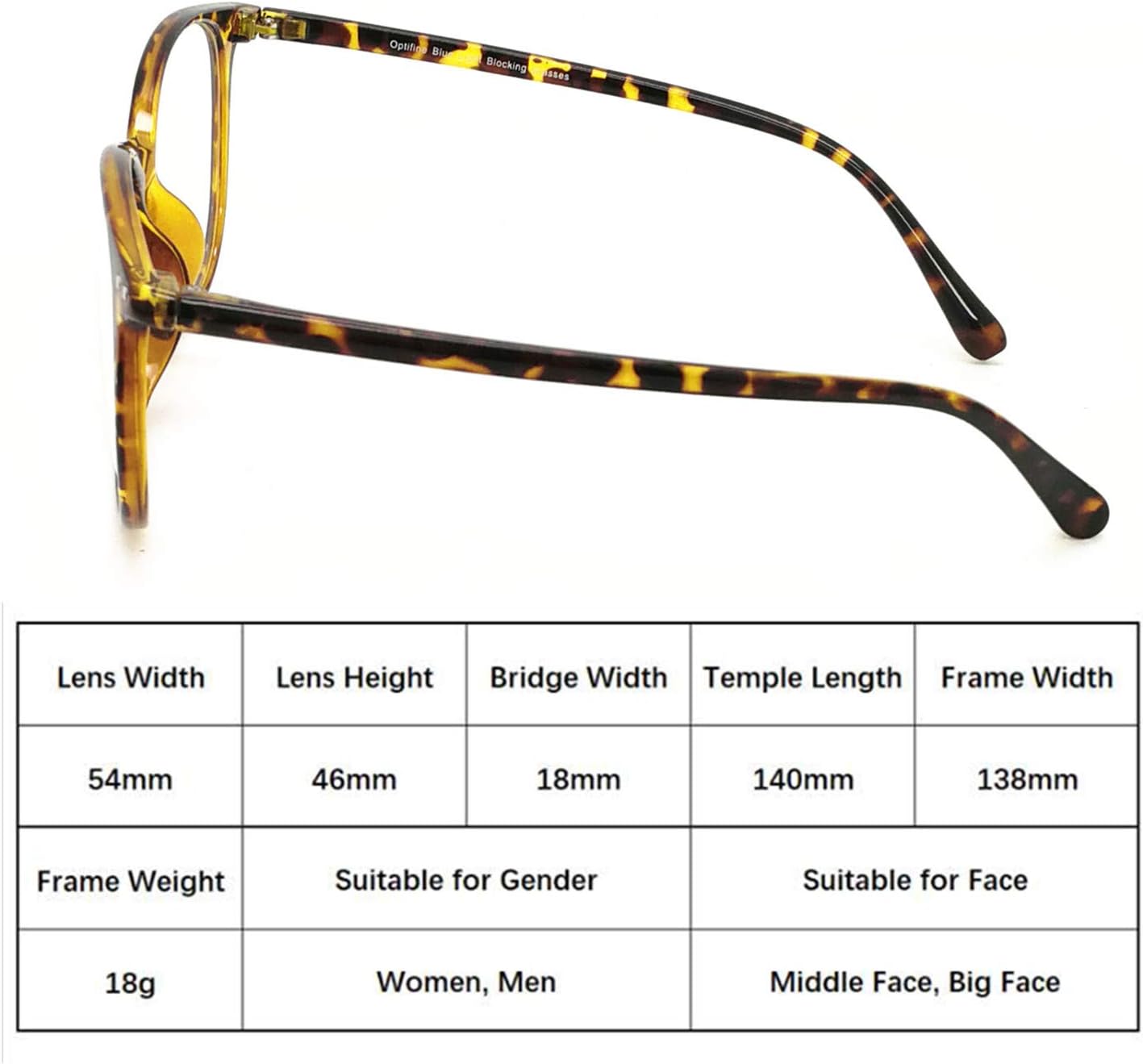 Reading Glasses Anti Blue Light Blocking Reader Oversized Frame for Women Men for Mid Big Face Anti Eyestains - Image 5