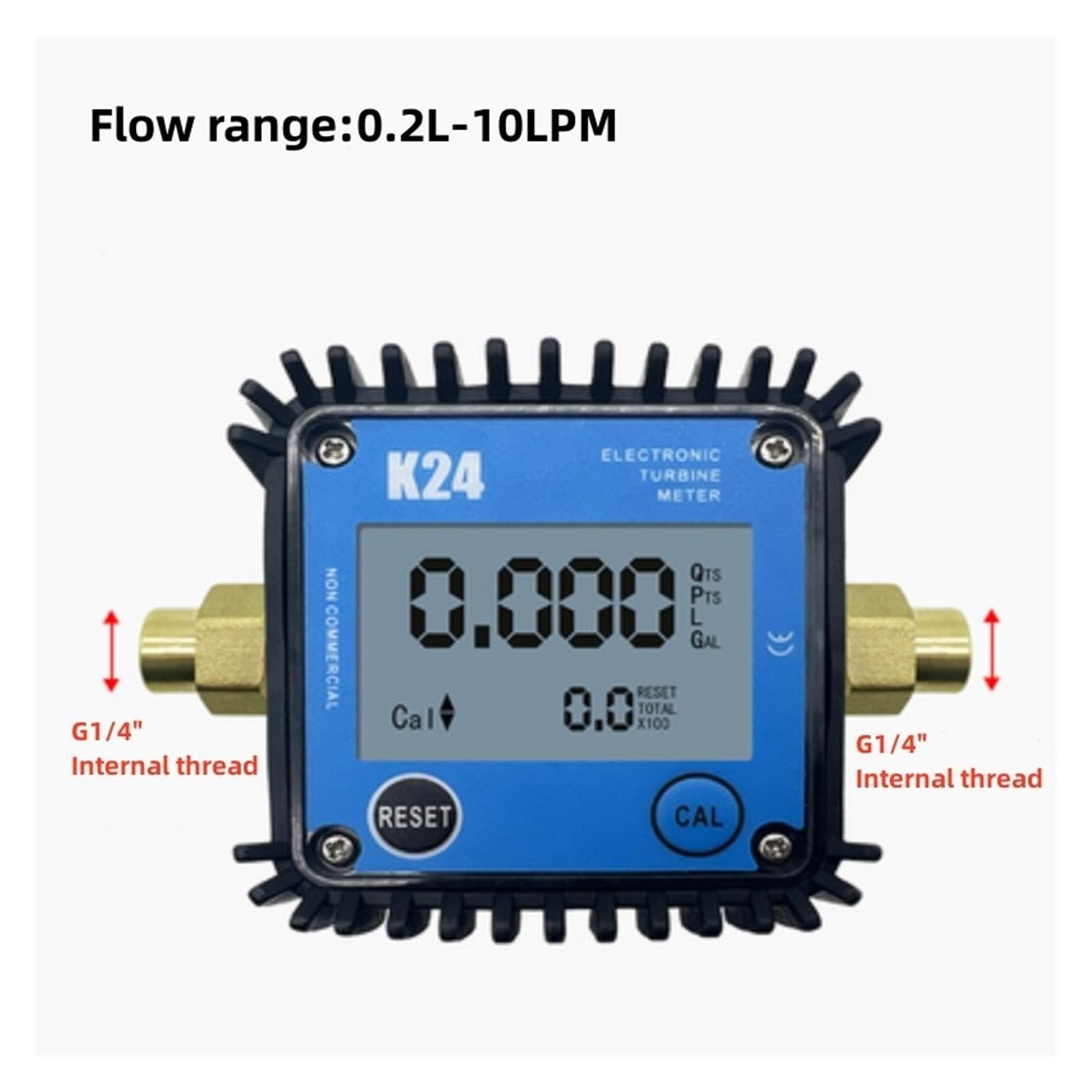 IFM Efector SM9001 Magnetic-Inductive Flow Meter, 1.3 to 80 gpm, -4 to 176 degrees F Measuring Range