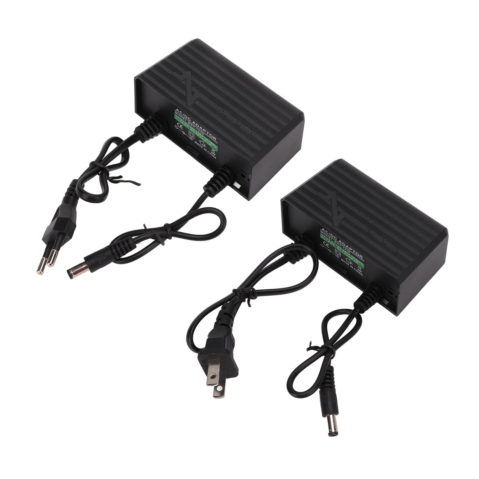 Adattatore 12V 2a, Alimentatore 12V 2a Durevole Protezione Impermeabile Esterna Design a Parete AC100‑240V Per Monitor(European Standard)