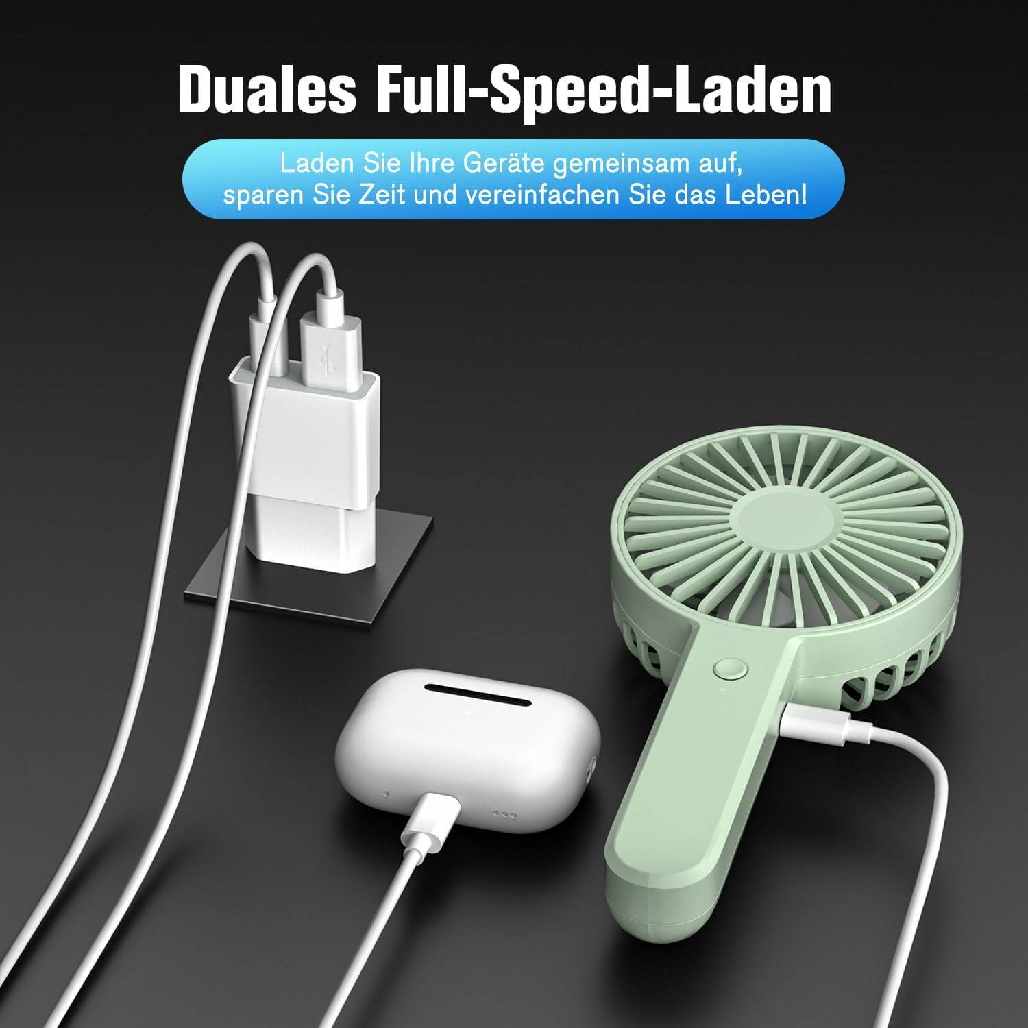 5W USB-Ladegerät ultradünner universeller Ladeadapter (5V 1A) – 2 Ports: USB-C + A (30er Pack) für iPhone, eBook-Readern,elektrischen Zahnbürsten Xperia, Playern & Smartphones– Weiß