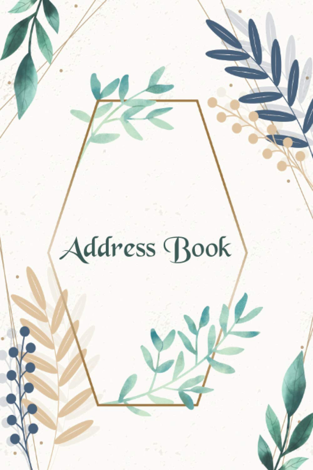Address book: small address book for men and women. Track of Addresses, Email, Mobile, Work & Home Phone Numbers,Birthdays.size 15.24x22.86 cm