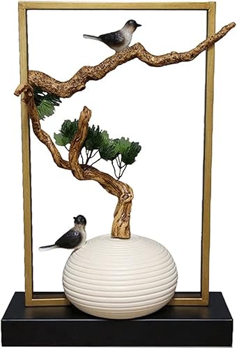 SHUTING2020 Chinese feng Shui Statue Sculpture Decorative Sculpture Decoration Artwork Creative Chinese-Style Desktop Crafts Home Living Room Home