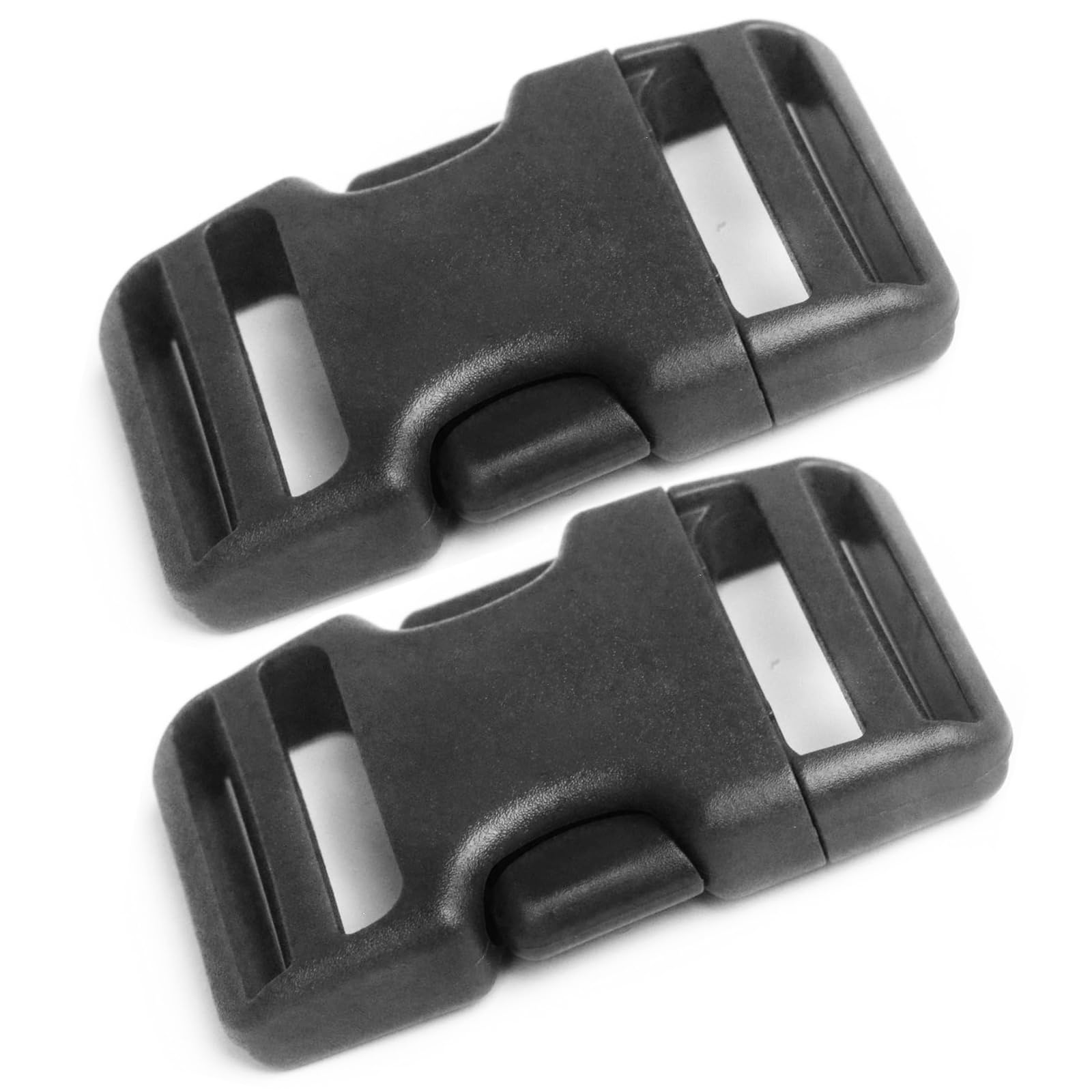 3 Boucles Plastique à Dégagement Rapide Pour Sangle De 5cm – Uxcell Noir