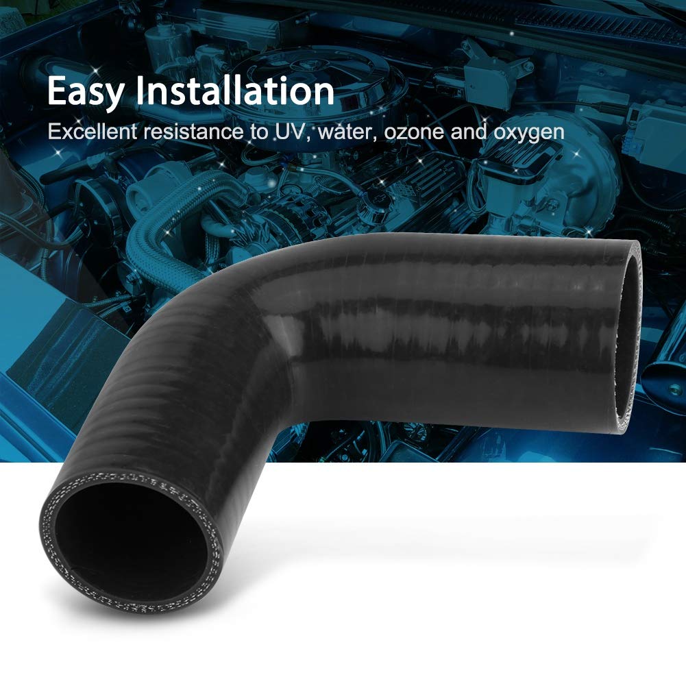 Turboslangleiding Universele siliconen slang 90 graden connector auto intercooler turbo inlaatpijp koppeling multi maat Radiatorslangen automotor(22MM