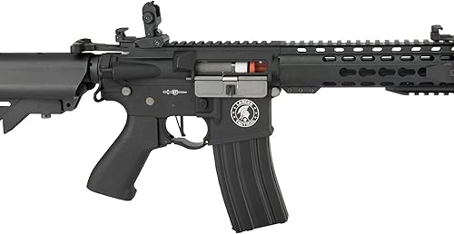 Miniatura 7 de Lancer Tactical Gen 2 LT-19 Airsoft M4 Carabina de 10 pulgadas Rifle eléctrico AEG completosemiautomático de Airsoft, incluido 0.01 oz BBS, cargador