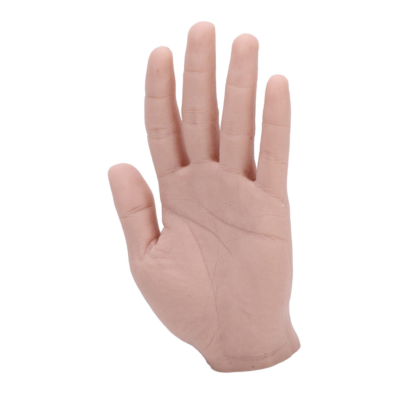 Modello a Mano in Silicone, Silicone Pieghevole -Mano Morbido Portatile, Realistico Riutilizzabile per Oggetti di Scena (Mano sinistra)