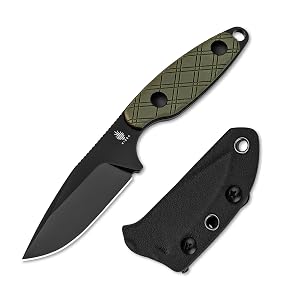 Kizer Muskrat Fixed Blade Knife 3 15 In D2 Neck Knife Argyle Pattern G10 Handle Fixed Blade EDC