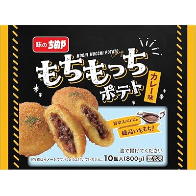 [冷凍] 味のちぬや もちもっちポテト カレー味 10個入×3袋