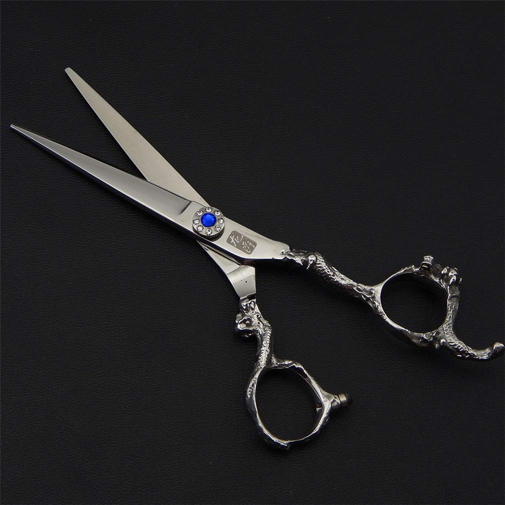 Barber Coupe De Cheveux Ciseaux Set 6 Pouces, Coiffeur Ciseaux Professionnel Léger Et Sharp 440C en Acier Inoxydable, pour Les Enfants, Les Femmes Et Les Hommes Coupe De Cheveux