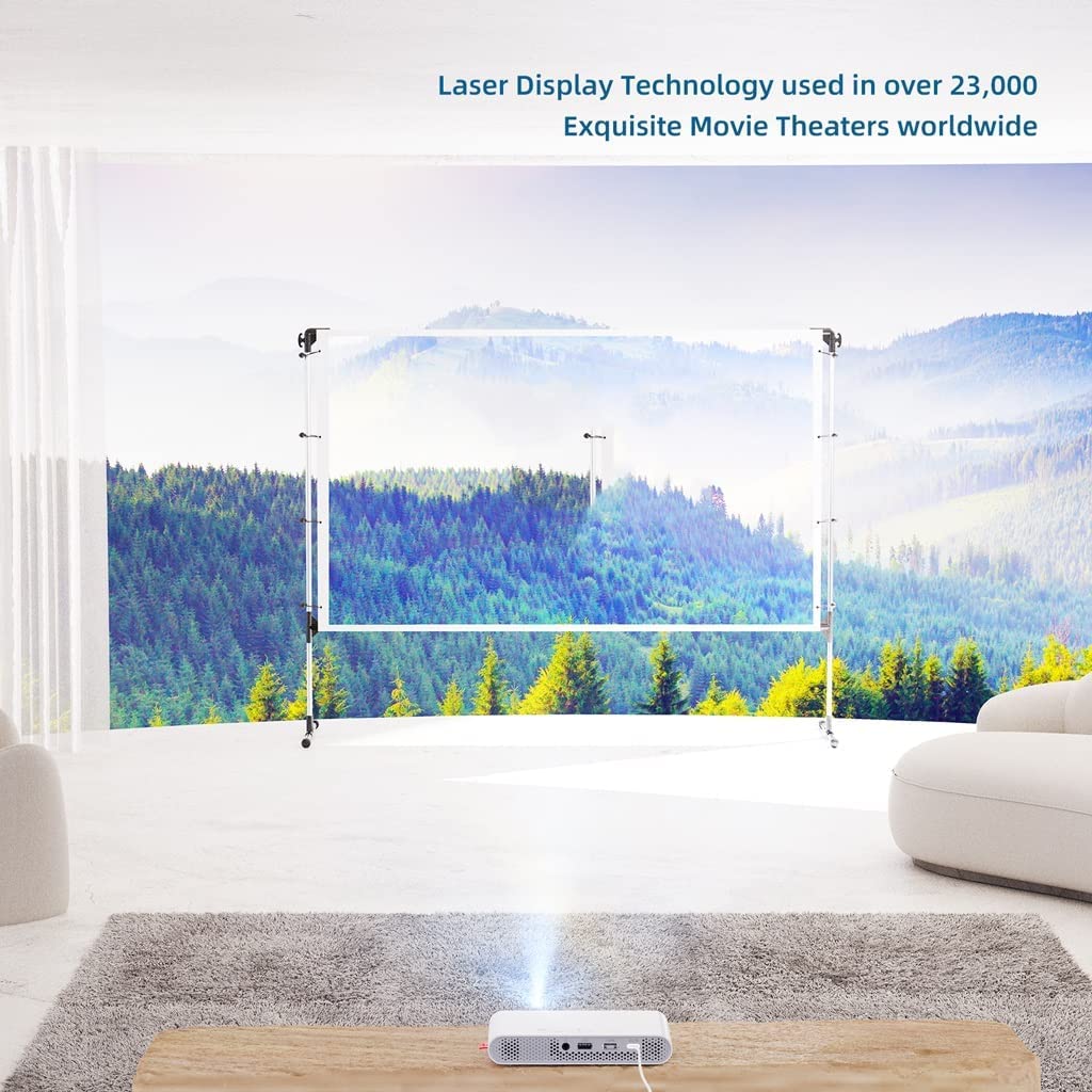 ARTSZY Mini Alpd Laser Proiettore Tascabile Proiettore Intelligente Ultra Portatile 300 Ansi Lumen Connessione Wi-Fi for Smartphone