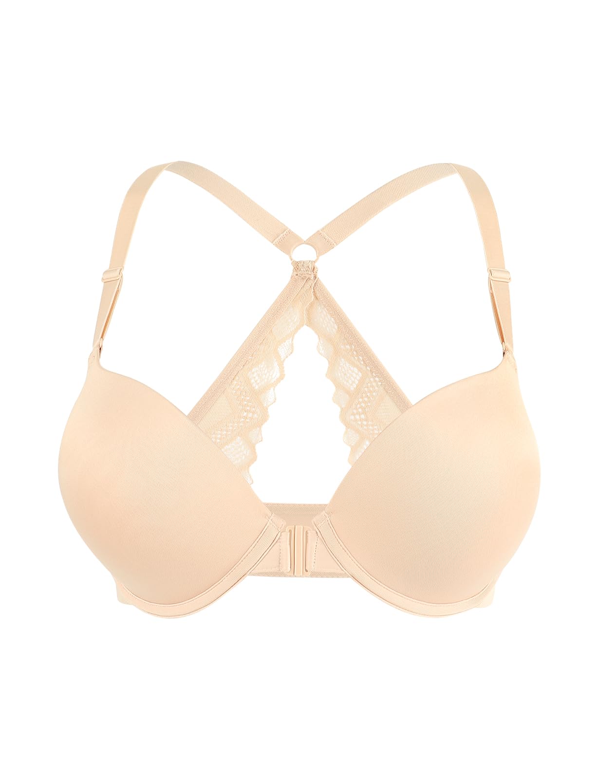 Damen BH Mit Frontverschluss - Bügel-BH In Übergröße Mit Racerback