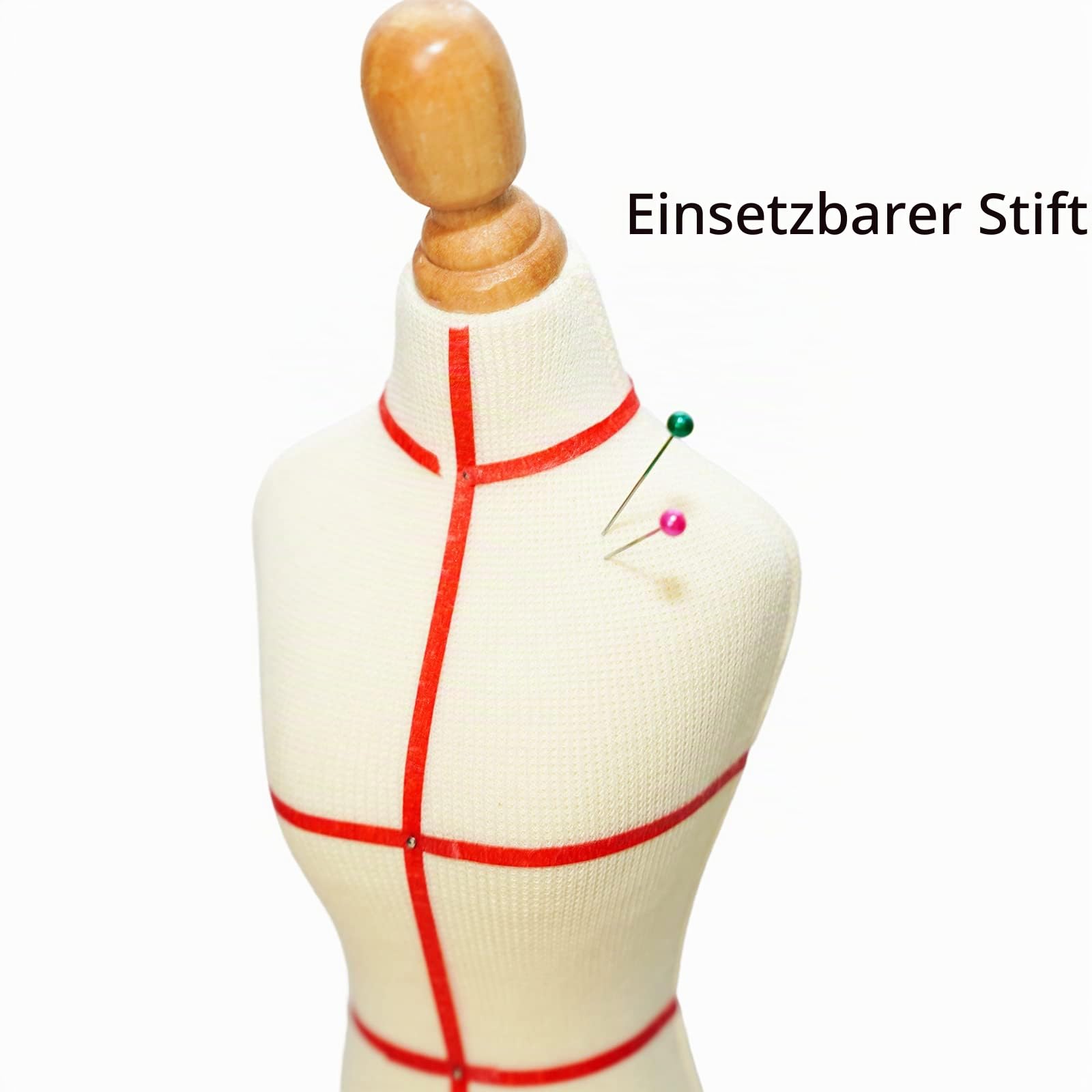 1/4 Weibliches Schneiderpuppe （es handelt Sich Nicht um Erwachsenengröße. ）Es können Nadeln in die Schneiderpuppe gestochen Werden.(1/4)
