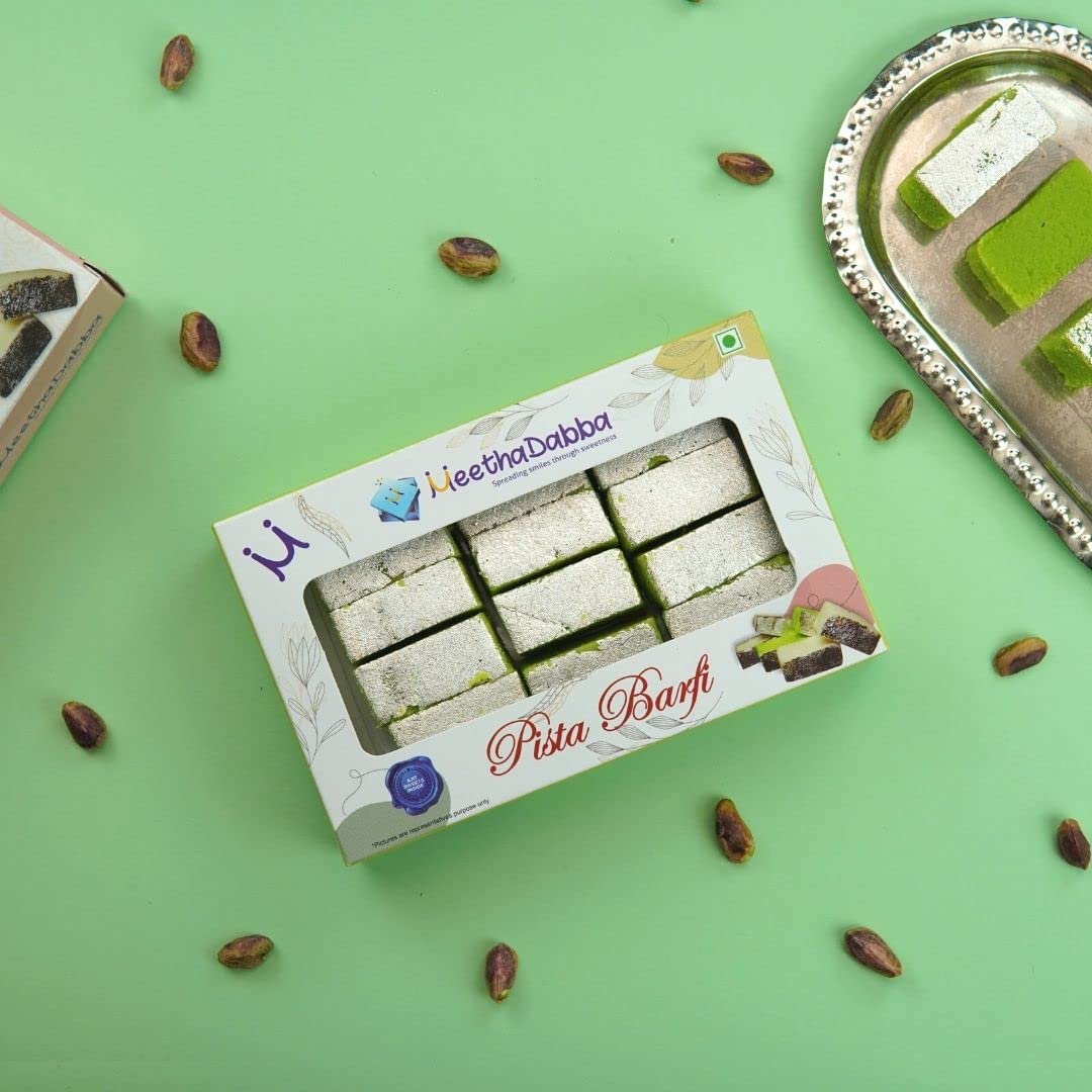 MeethaDabba Pista Barfi, Indian sweets, Fresh and Delicious 12 pcs 250 grams (B0BPJTYCYP) Amazon Price History, Amazon Price Tracker