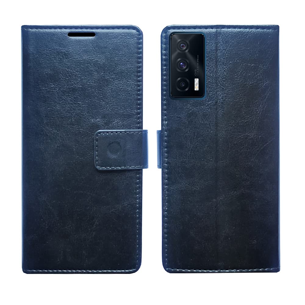 AD Enterprises Black Flip Cover for IQOO 7