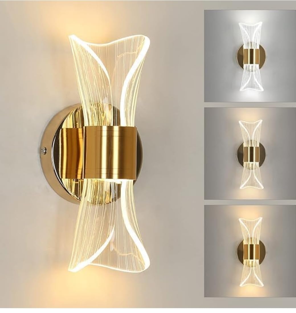Lyse Decor LED Wall Light - 3 Color Modes -3 Lyse Decor LED Wall Light - 3 Color Modes -3