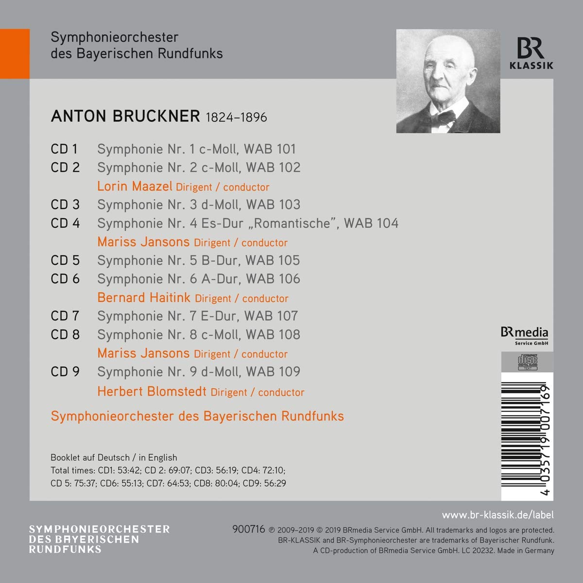 Symphonien 1 - 9
