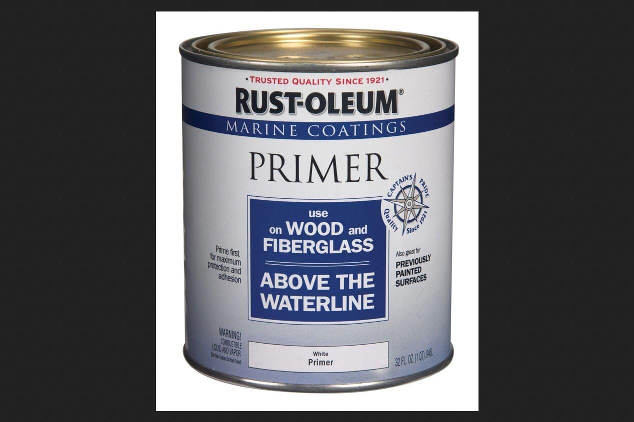 RustOleum Marine Coatings Wood & Fiberglass White Primer