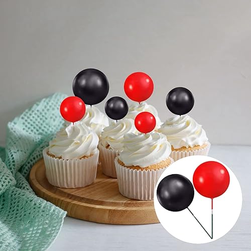 Miniatura 6 de Decoración para tartas de espuma, para pasteles, cupcakes, bolas de perlas sintéticas, decoración de horneado para aniversario, graduación, fiesta