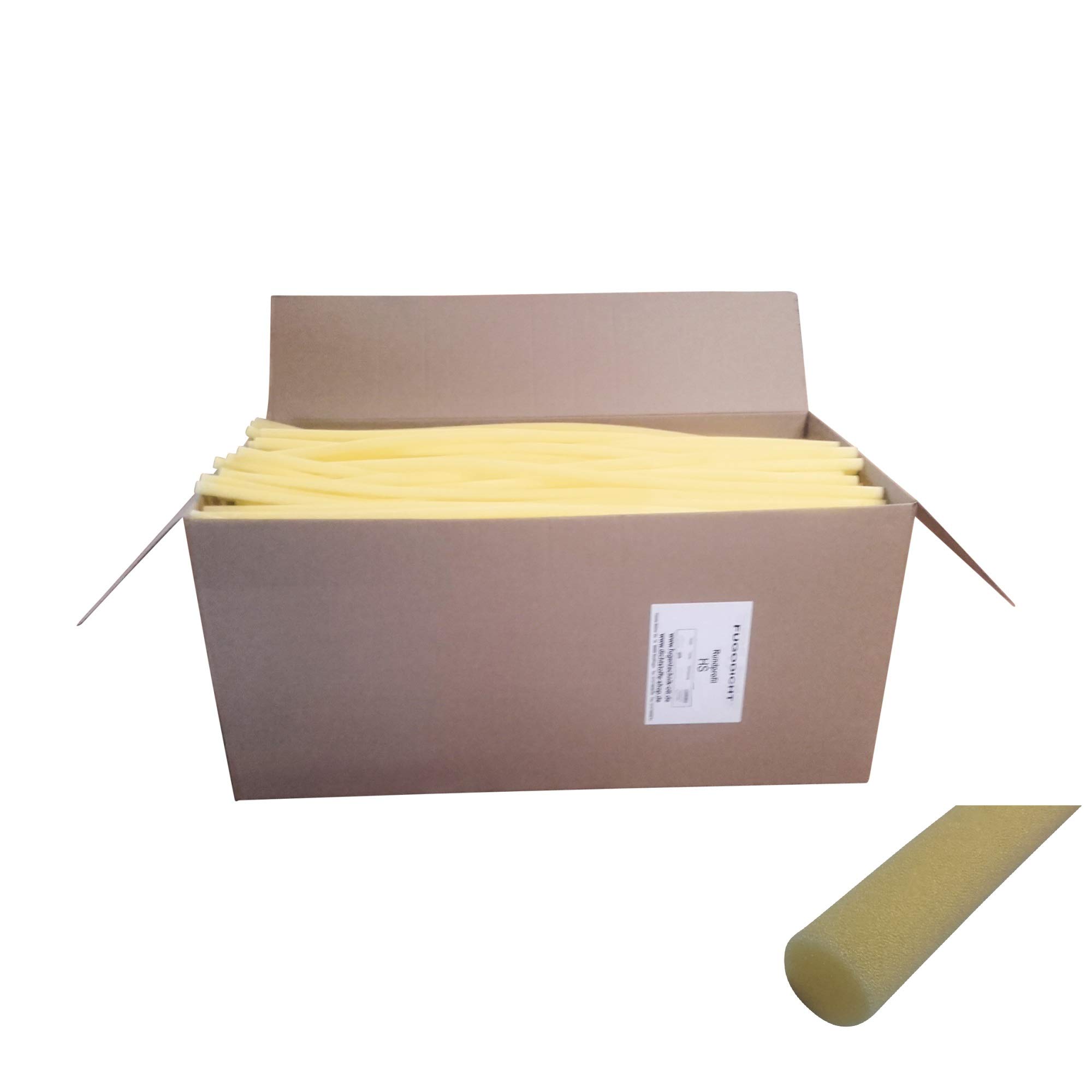 Fugen Rund Profil Schnur HS PU gelb offenzellig Ø 60mm x 50m