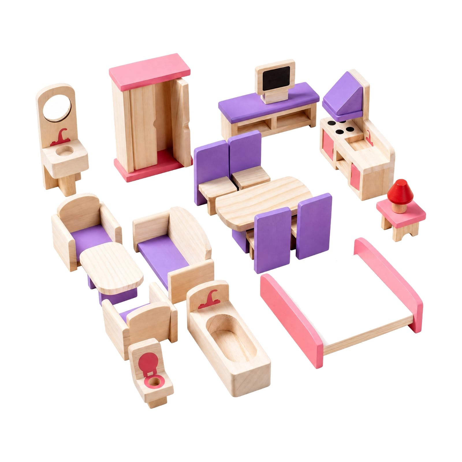 Almencla 18 Piè Collection Meubles Ppée en s Léger Meuble Miniature en s Réaliste pr ce Créatif