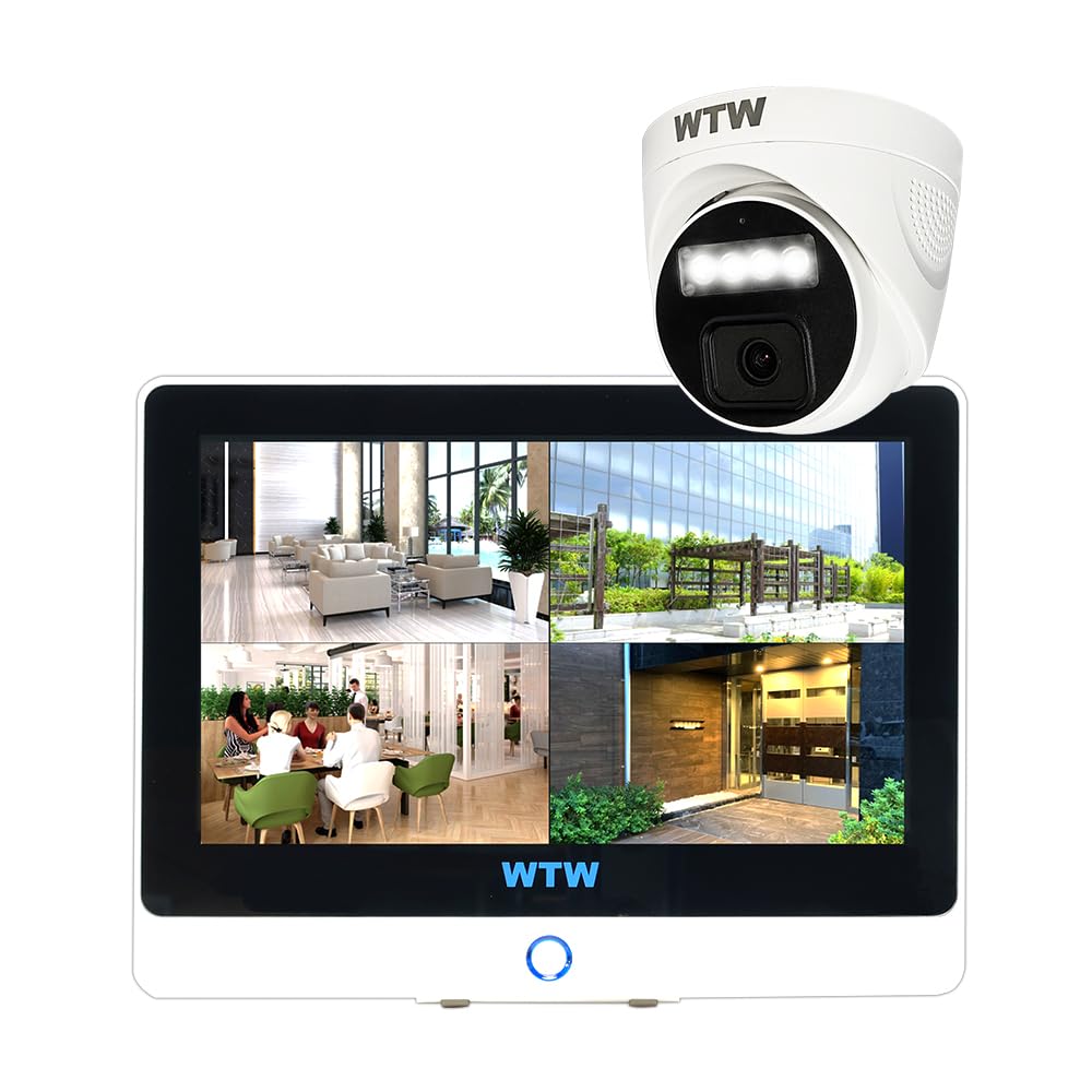 Amazon.co.jp: WTW 塚本無線 防犯カメラ セット 800万画素対応モニター 